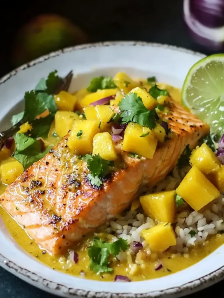 Savor the Flavor: Curry Salmon with Mango in 30 Minutes